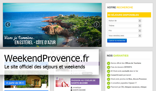 Refonte du site weekend-provence.fr